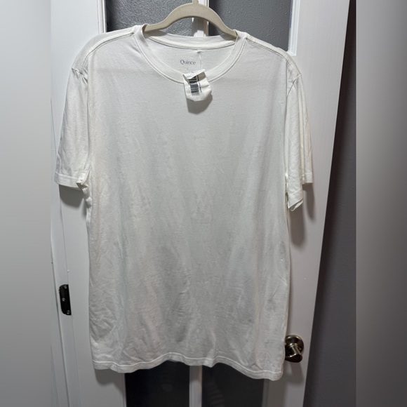 NWT Quince Cotton Modal Crew Neck Tee - Picture 4 of 11